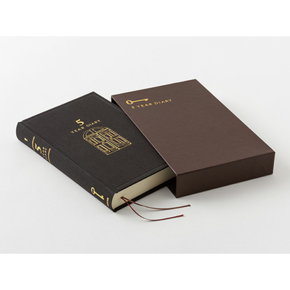 Midori 5-Year Diary Gate Journal – Premium Japanese MD Paper
