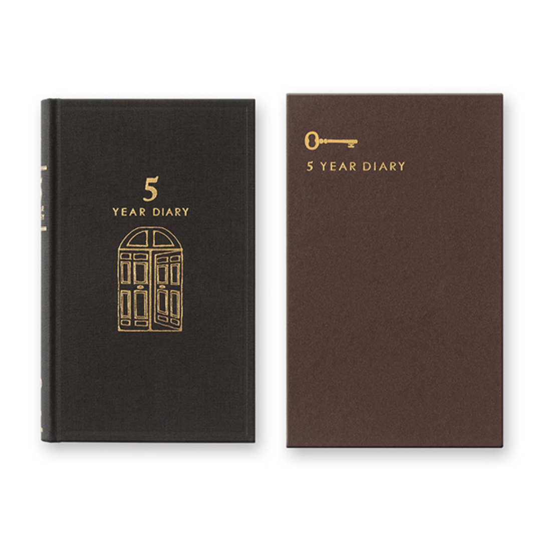 Midori 5-Year Diary Gate Journal – Premium Japanese MD Paper
