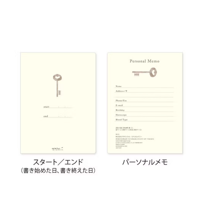 Midori 3-Year Diary Gate Mini MD Notebook