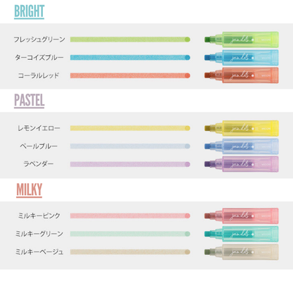 MIDORI Join Dots 3-Color Dot Pen – Japanese Journaling Marker/ Highlighter