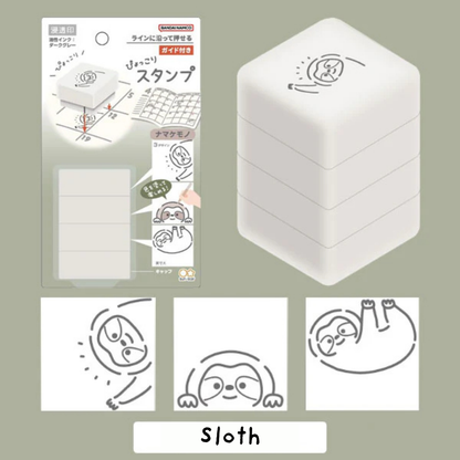 Sun-Star Pyokkori 3-in-1 Planner Animal Decorative Stamp