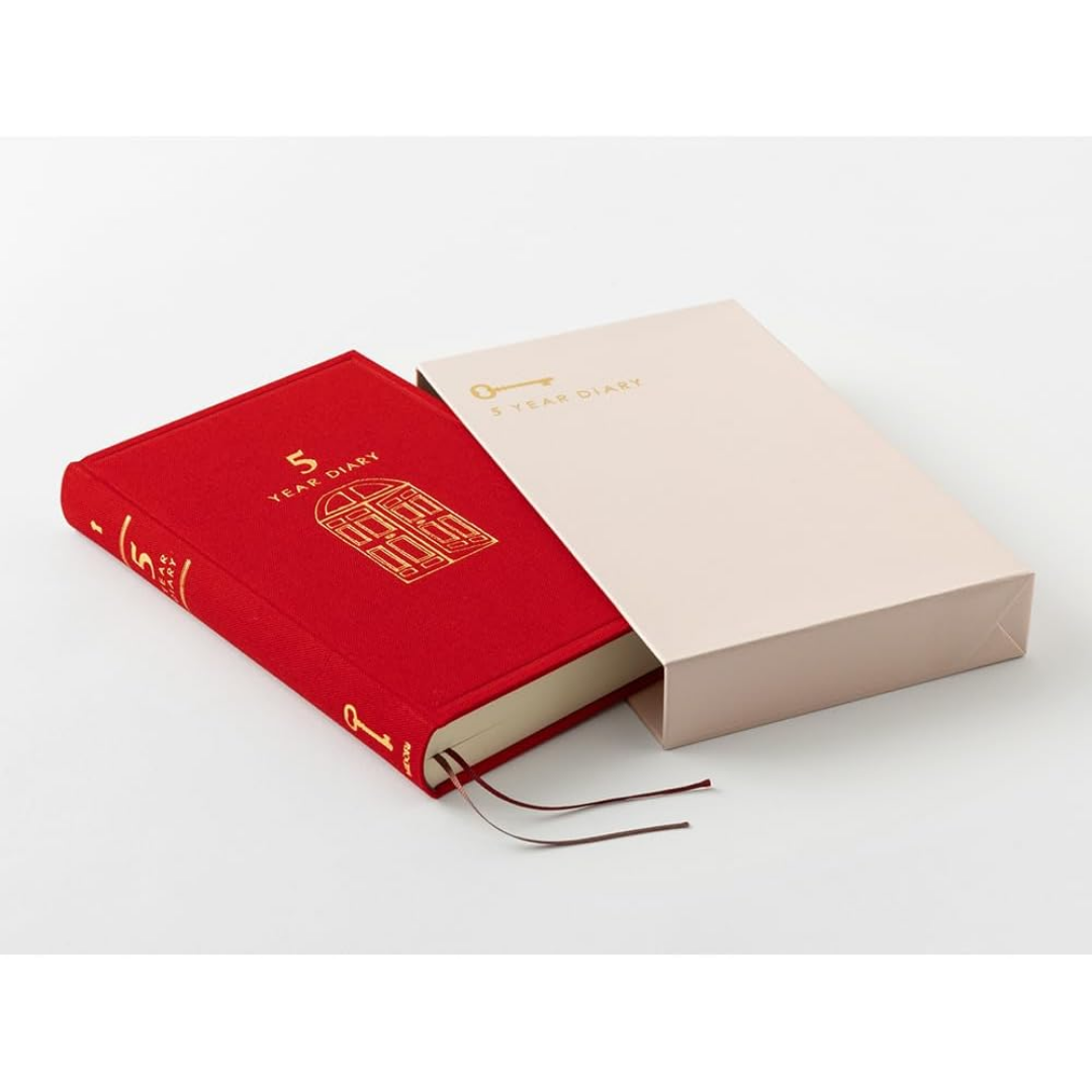 Midori 5-Year Diary Gate Journal – Premium Japanese MD Paper