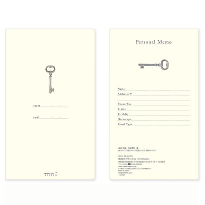 Midori 5-Year Diary Gate Journal – Premium Japanese MD Paper