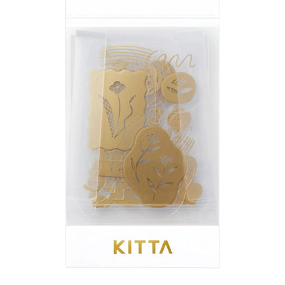 KITTA FLAKE Transfer Gold Foil Rub-On Sticker