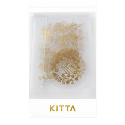 KITTA FLAKE Transfer Gold Foil Rub-On Sticker