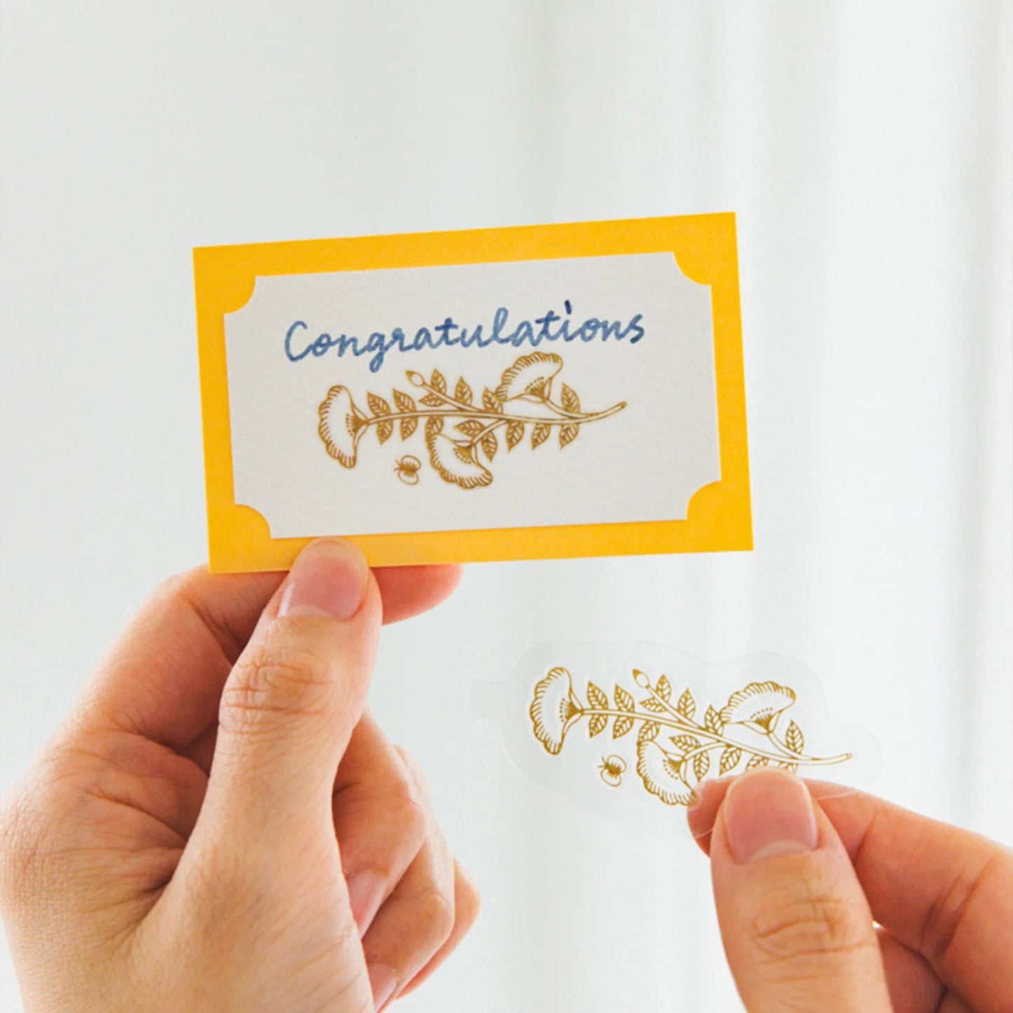 KITTA FLAKE Transfer Gold Foil Rub-On Sticker