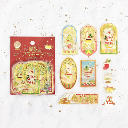 BGM Christmas Limited Edition Foil Clear Stickers