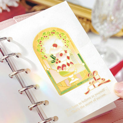 BGM Christmas Limited Edition Foil Clear Stickers
