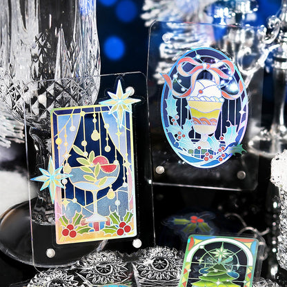 BGM Christmas Limited Edition Foil Clear Stickers