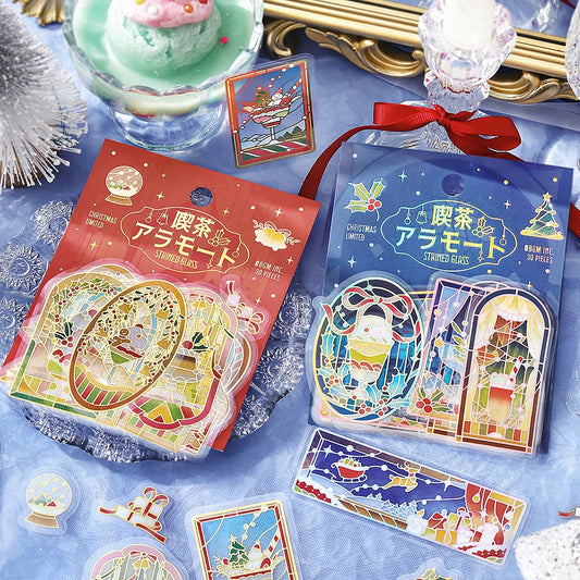 BGM Christmas Limited Edition Foil Clear Stickers