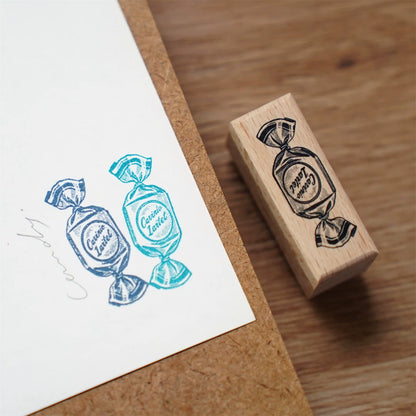 Vintage Bakery Bread & Dessert Wooden Rubber Stamp