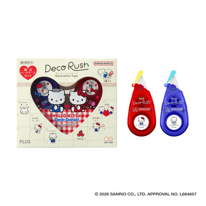 Sanrio Deco Rush Heart Case Set – Limited Edition Decoration Tape