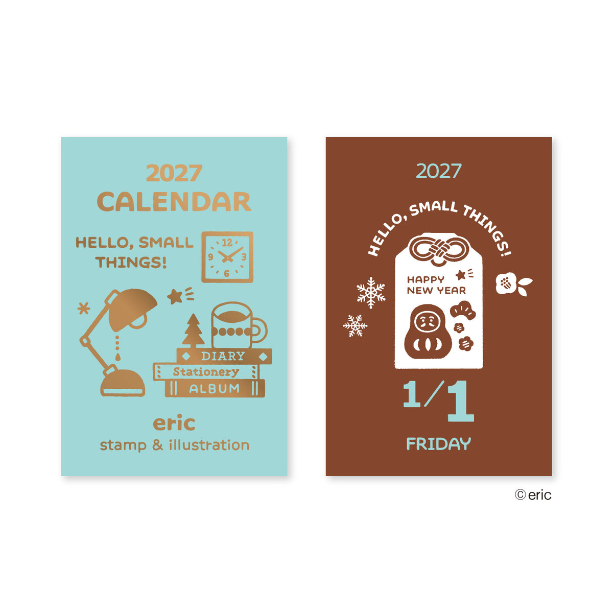 eric Small Things 2027 Mini Daily Tear-Off Calendar