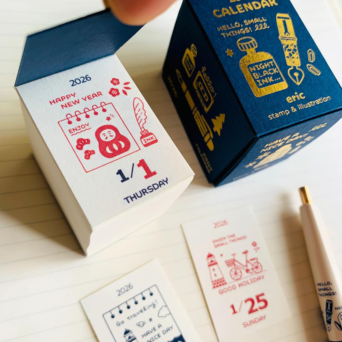 Eric small things 2026 mini daily calendar (Limited Edition)