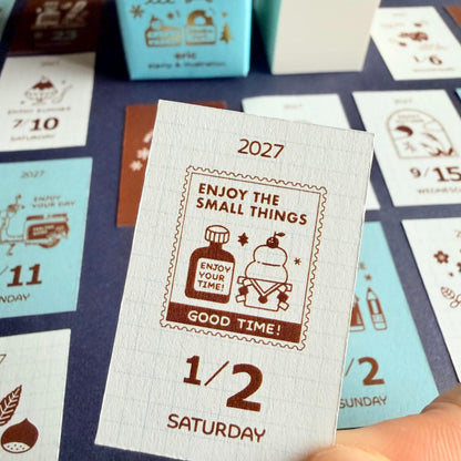 eric 2027 Mini Daily Calendar