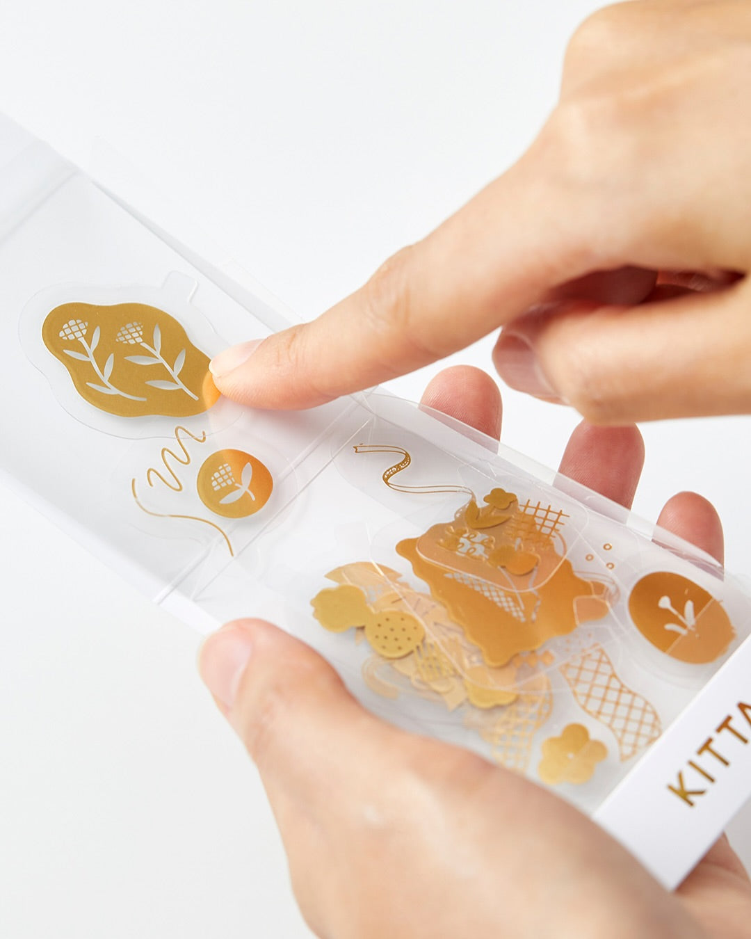 KITTA FLAKE Transfer Gold Foil Rub-On Sticker