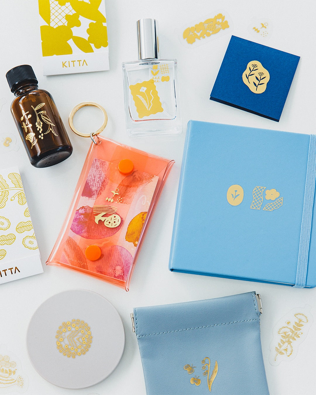 KITTA FLAKE Transfer Gold Foil Rub-On Sticker