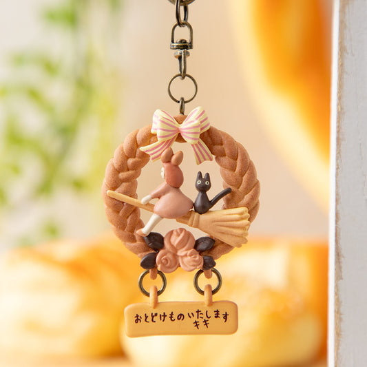 Kiki’s Delivery Service Bread Wreath Bag Charm Keychain