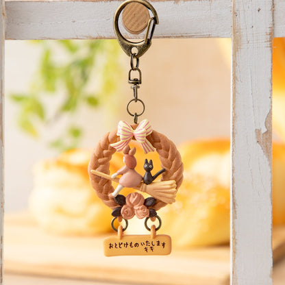 Kiki’s Delivery Service Bread Wreath Bag Charm Keychain