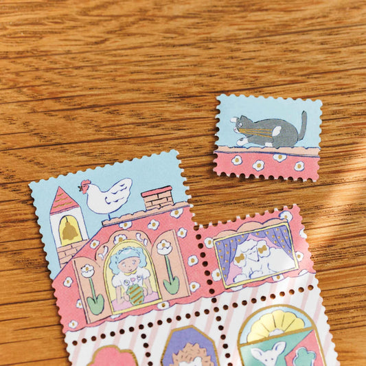 KITTA Pre-cut washi tape stickers (Spring) Limited Edition