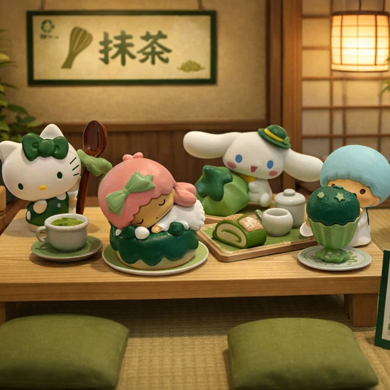 Sanrio Characters LOVE Matcha Gachapon Figure | Hello Kitty Cinnamoroll Kiki Lala Pochacco