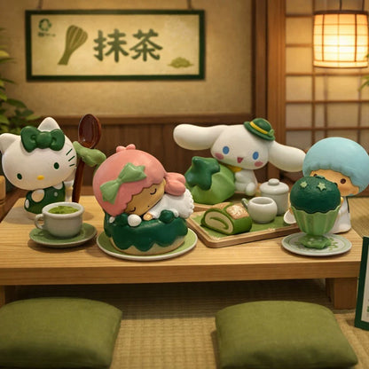 Sanrio Characters LOVE Matcha Gachapon Figure | Hello Kitty Cinnamoroll Kiki Lala Pochacco