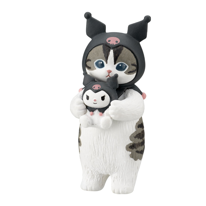 Mofusand x Sanrio Characters Figure Desk Charm Collectible Gachapon Toy Hello Kitty Kuromi