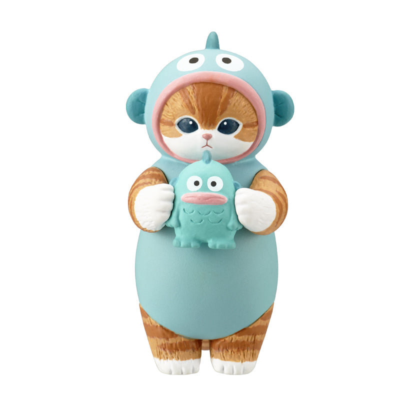 Mofusand x Sanrio Characters Figure Desk Charm Collectible Gachapon Toy Hello Kitty Kuromi