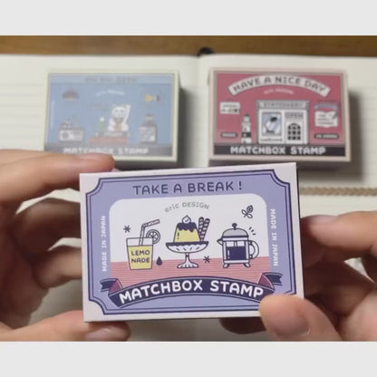 eric x SANBY Japan wooden rubber stamp