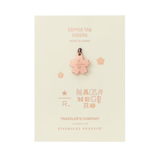 Traveler's Factory Starbucks Reserve Roastery Tokyo Copper Tag Sakura