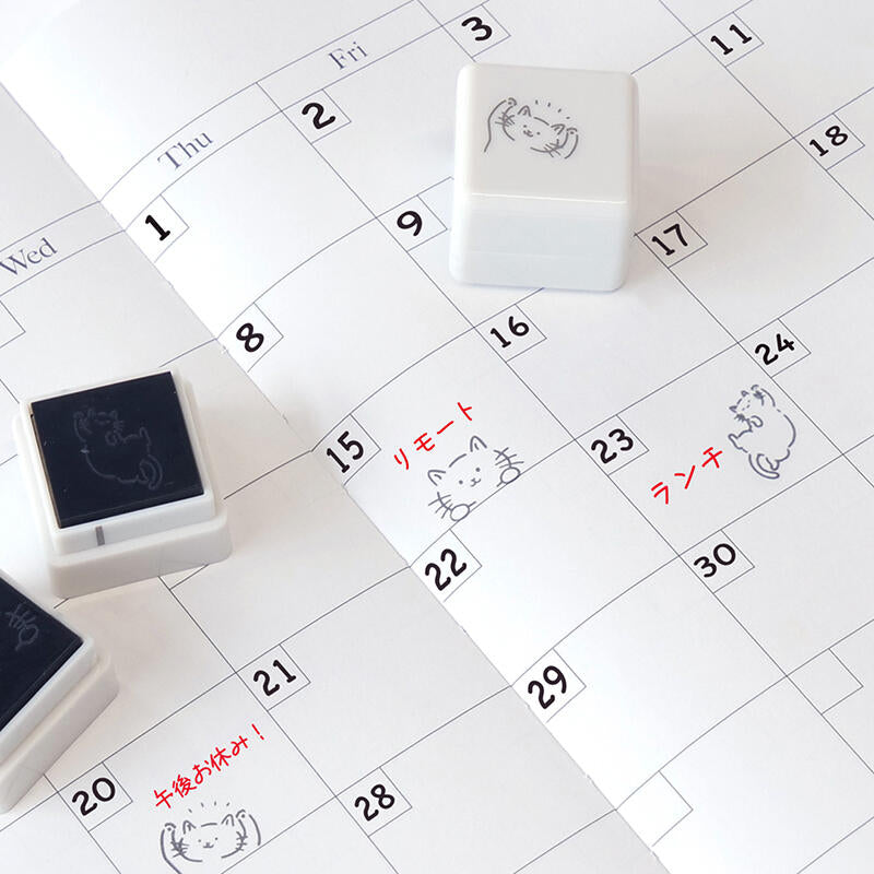 Sun-Star Pyokkori 3-in-1 Planner Animal Decorative Stamp