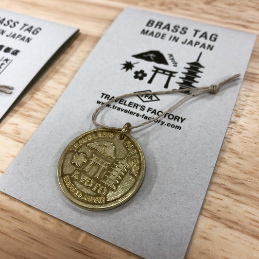 Traveler’s Factory Kyoto Brass Tag – KYOTO Edition Icon Charm | Traveler's Notebook